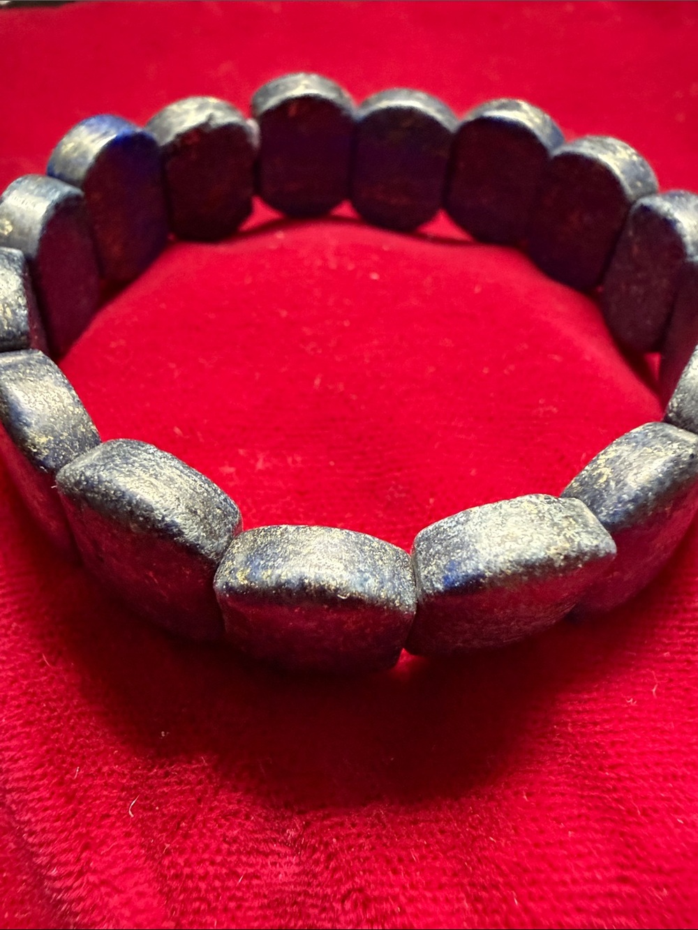 Women's Chunky Blue Stretch Bracelet